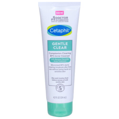 Cetaphil Acne Cleanser, Complexion-Clearing, Gentle Clear