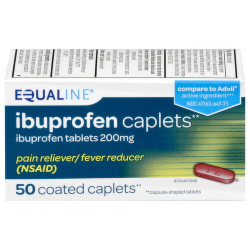 Equaline Coated Caplets 200 mg Ibuprofen