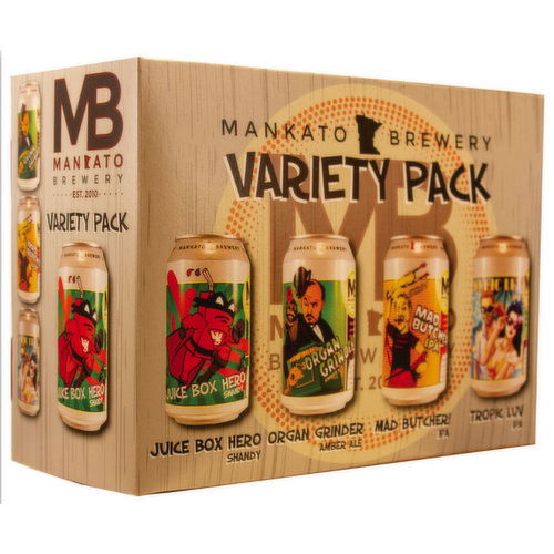 Mankato Brewery Variety Pack 12 Cans