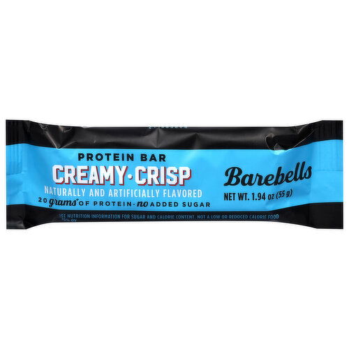 Barebells Protein Bar, Crisp, Creamy