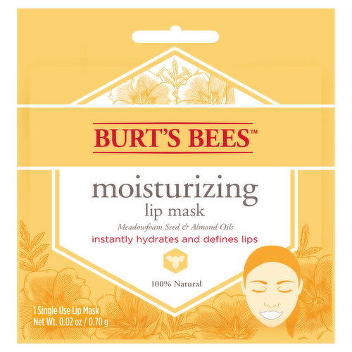 Burts Bees Lip Mask, Moisturizing