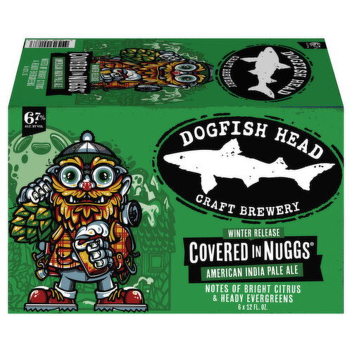 Dogfish Head Winter Release Covered in Nuggs American India Pale Ale Beer