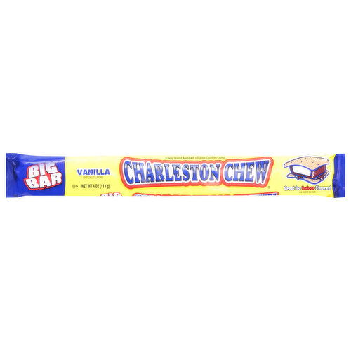 Charleston Chew Nougat, Vanilla, Big Bar