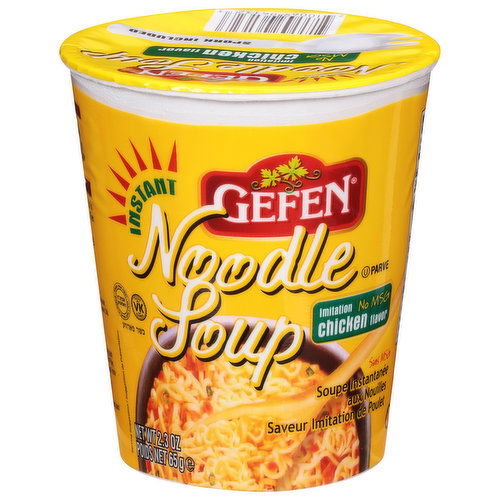 Gefen Noodle Soup, Instant, Imitation Chicken Flavor