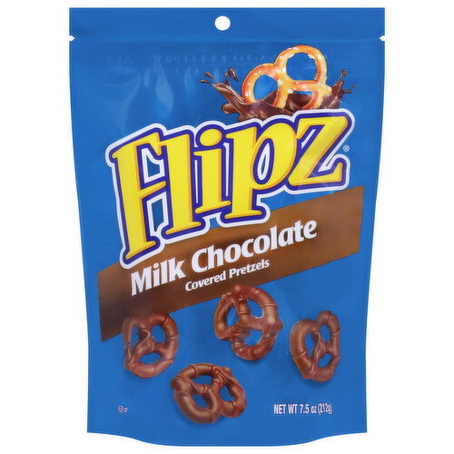 Flipz Covered Milk Chocolate Pretzels