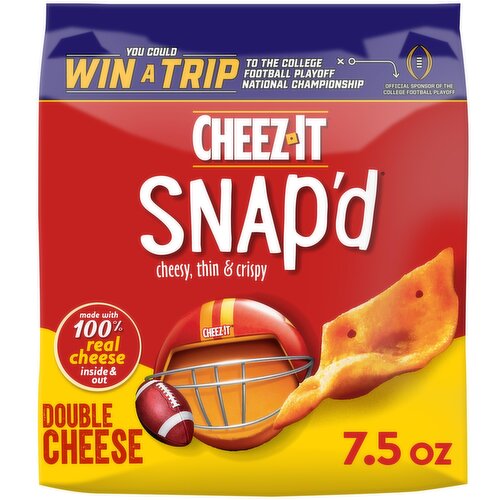 Cheez-It Snap'd Cheese Cracker Chips, Double Cheese