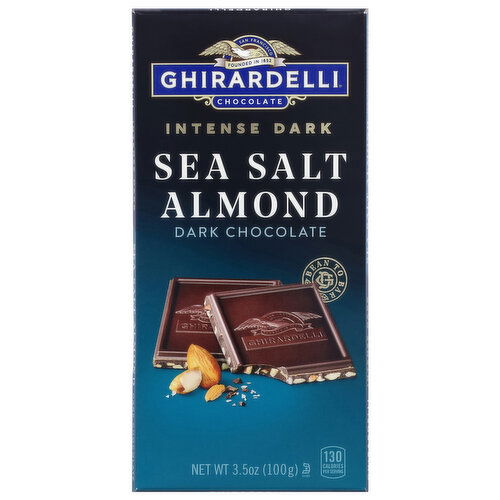 Ghirardelli Intense Dark Sea Salt Almond Dark Chocolate