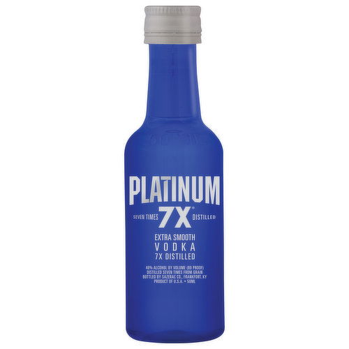 Platinum 7X Vodka, Extra Smooth, 7x Distilled