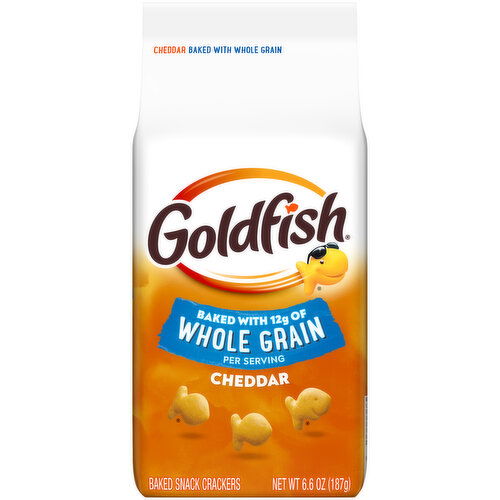 Goldfish® Baked with Whole Grain Cheddar Baked Snack Crackers