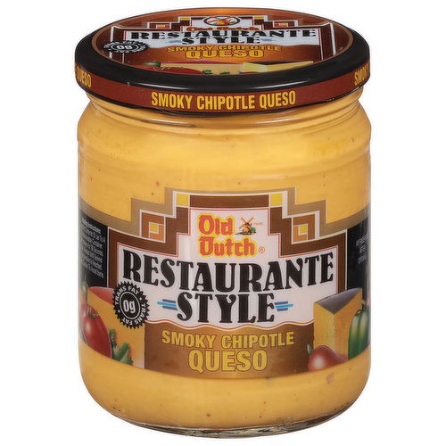 Old Dutch Foods Queso, Smoky Chipotle, Restaurante Style