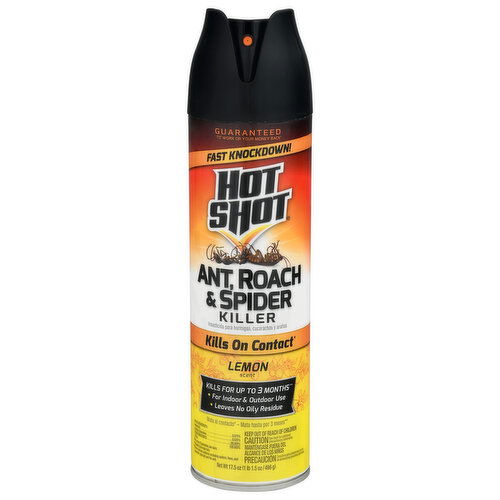 Hot Shot Ant, Roach & Spider Killer, Lemon Scent