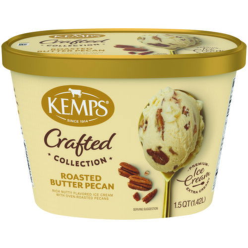 Kemps Crafted Collection Crafted Collection Roasted Butter Pecan Ice Cream