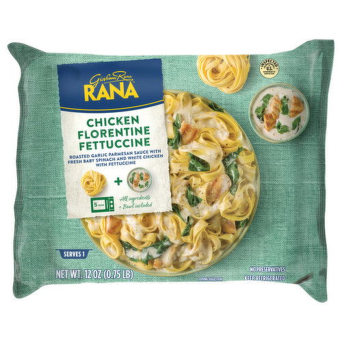 Rana Fettuccine, Chicken Florentine