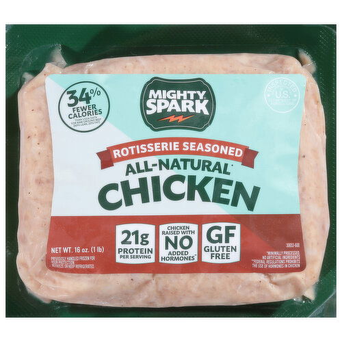 Mighty Spark Chicken, All-Natural, Rotisserie-Seasoned