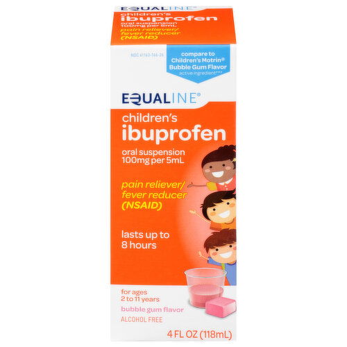Equaline Children's Bubble Gum Flavor Ibuprofen