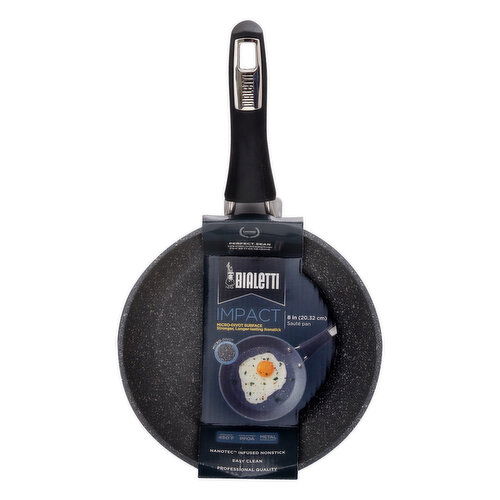 Bialetti Impact Saute Pan, Nonstick, 8 Inch