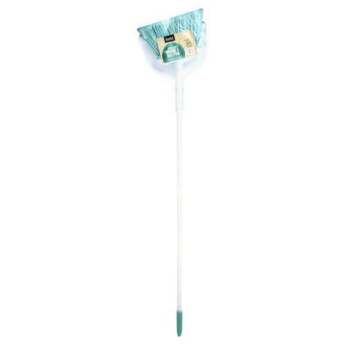 Essential Everyday Broom & Dustpan, Angle