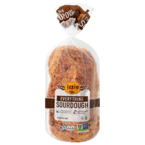 Izzio Artisan Bakery Everything Sourdough