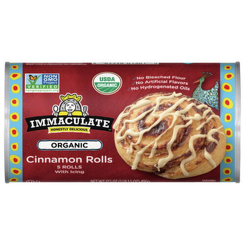 Immaculate Cinnamon Rolls, Organic