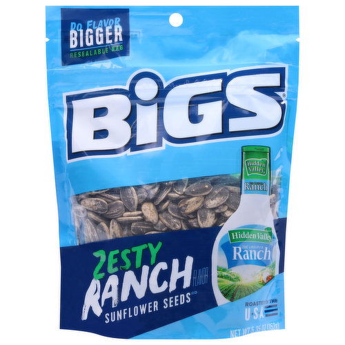 Bigs Sunflower Seeds, Zesty Ranch