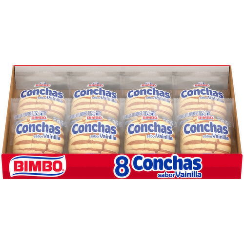 Bimbo Vanilla Pastry, 8 packs, 16.96 oz