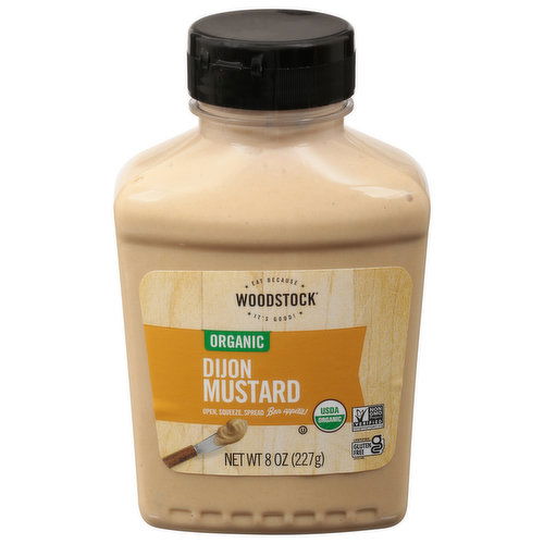 Woodstock Mustard, Organic, Dijon