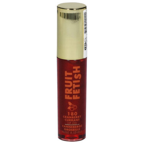 Milani Fruit Fetish Lip Oil, 180 Cranberry Currant