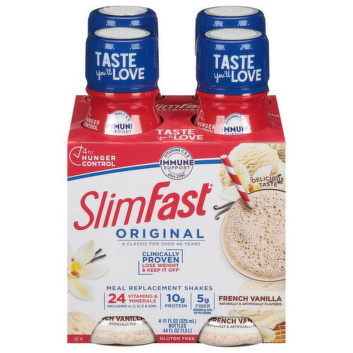 SlimFast Original Meal Replacement Shake, French Vanilla