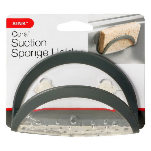 Spectrum Cora Suction Sponge Holder, Sink