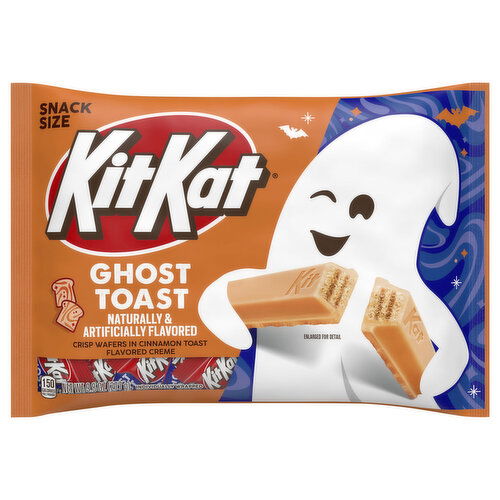 Kit Kat Crisp Wafers, Ghost Toast, Snack Size