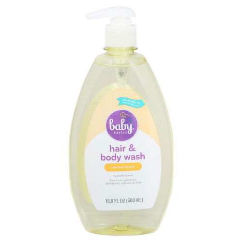 Baby Basics Hair & Body Wash, Tear-Free Formula