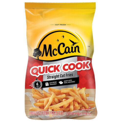 McCain McCain Quick Cook Straight French Fries, 20 OZ (Frozen Potatoes)