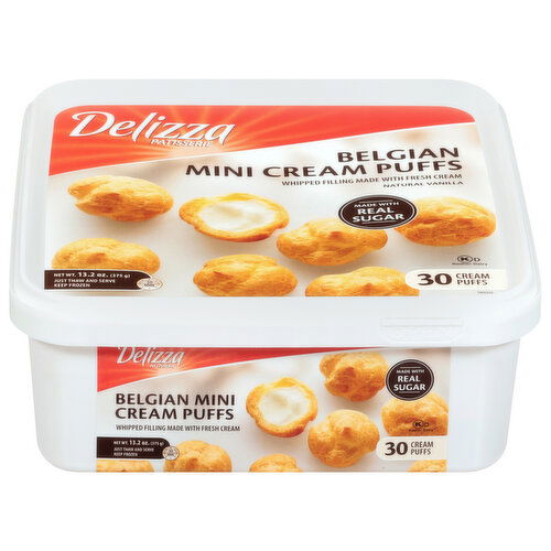 Delizza Patisserie Belgian Mini Cream Puffs