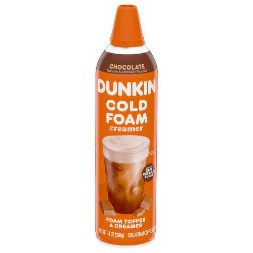 Dunkin' Cold Foam Chocolate Coffee Creamer
