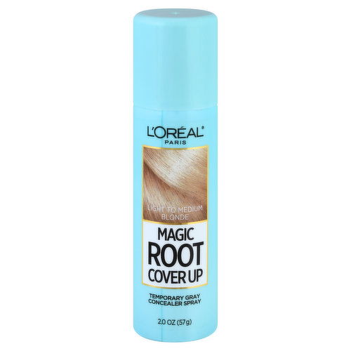 L'Oreal Magic Root Cover Up Temporary Gray Concealer Spray, Light to Medium Blonde