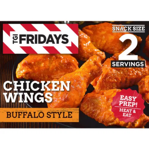 TGI Fridays Buffalo Style Chicken Wings Frozen Snacks