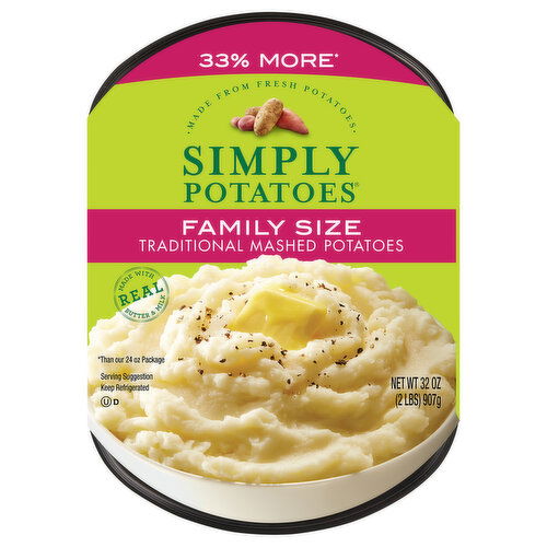 Simply Potatoes Traditional Mashed Potatoes Family Size