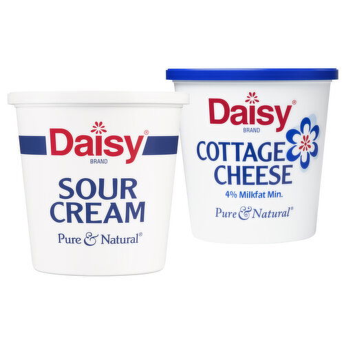 Daisy Pure & Natural Cottage Cheese, Small Curd, 4% Milkfat Minimum