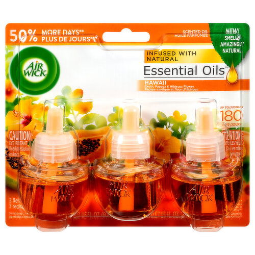 Air Wick Essential Oils Scented Oil Refills, Hawaii