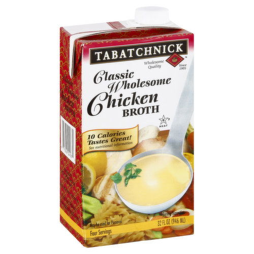 Tabatchnick Broth, Chicken, Classic Wholesome