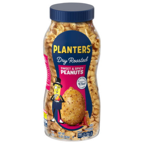 Planters Peanuts, Sweet & Spicy, Dry Roasted