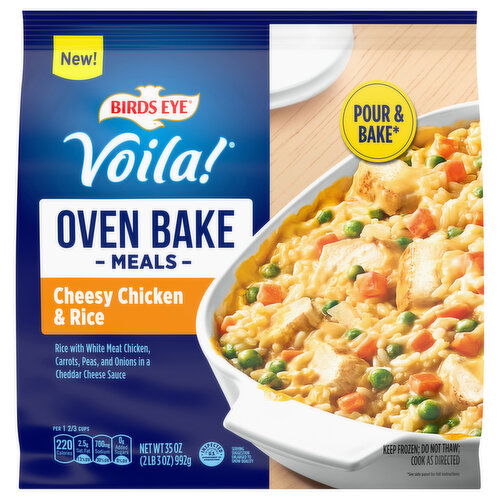 Birds Eye Voila! Oven Bake Meals, Cheesy Chicken & Rice