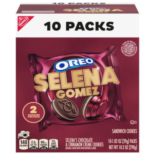Oreo Selena Gomez Sandwich Cookies