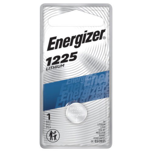 Energizer Battery, Lithium, 1225