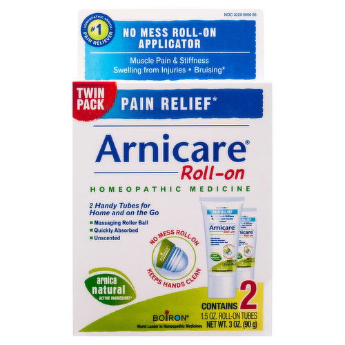 Arnicare Pain Relief, Roll-On, Twin Pack