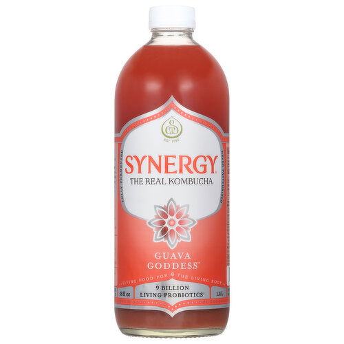 Synergy Kombucha, Guava Goddess