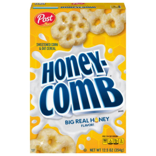 Honey-Comb Cereal, Big Real Honey Flavor