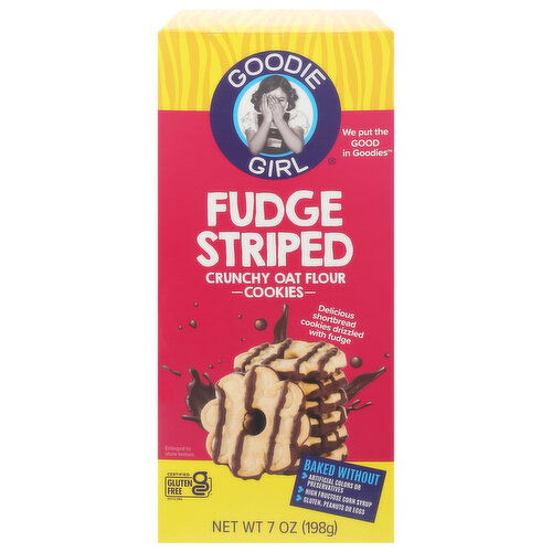 Goodie Girl Cookies, Fudge Striped