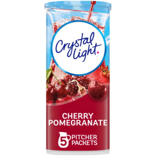 Crystal Light Cherry Pomegranate Naturally Flavored Powdered Drink Mix