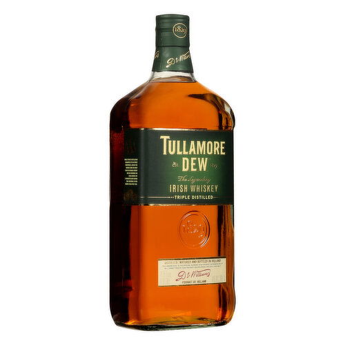 Tullamore DEW Irish Whiskey, Triple Distilled, The Legendary